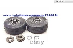 Rubber Stabilizer Wheel Kit 125 50 60 20 mm Linde Fenwick XG10 Pallet Truck