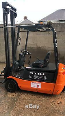 Still R20-16 3 Wheel Electric Forklift Truck Not Linde, Hyster, Toyota