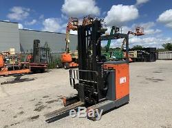 Toyota 6FBRE14 BT Electric Reach Forklift Truck Not Linde, Hyster, Yale