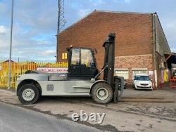 Used Diesel Forklift truck Linde H120/02-1200 12 Tonne at 1200 load centre