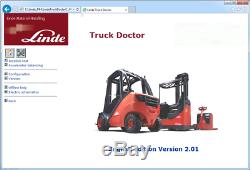 Linde Truck Doctor V2.01.05 01,2016 Chariot Élévateur Frontal Docteur Du Logiciel De Diagnostic