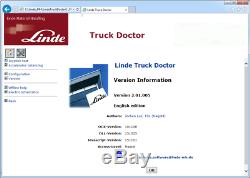 Linde Truck Doctor V2.01.05 01,2016 Chariot Élévateur Frontal Docteur Du Logiciel De Diagnostic