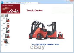 Linde Truck Doctor V2.01.05 01,2016 Chariot Élévateur Frontal Docteur Du Logiciel De Diagnostic