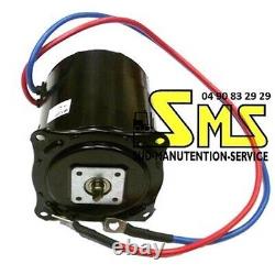 Moteur de pompe hydraulique 24V 1 KW Fenwick 0039761122 pour chariot élévateur électrique HPI