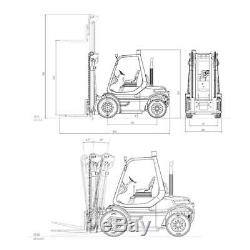 Uk Disponibilité Linde Unassembled Chariot Élévateur Lesu 1/14 Rc Transfert Moteur Esc Servo Truck